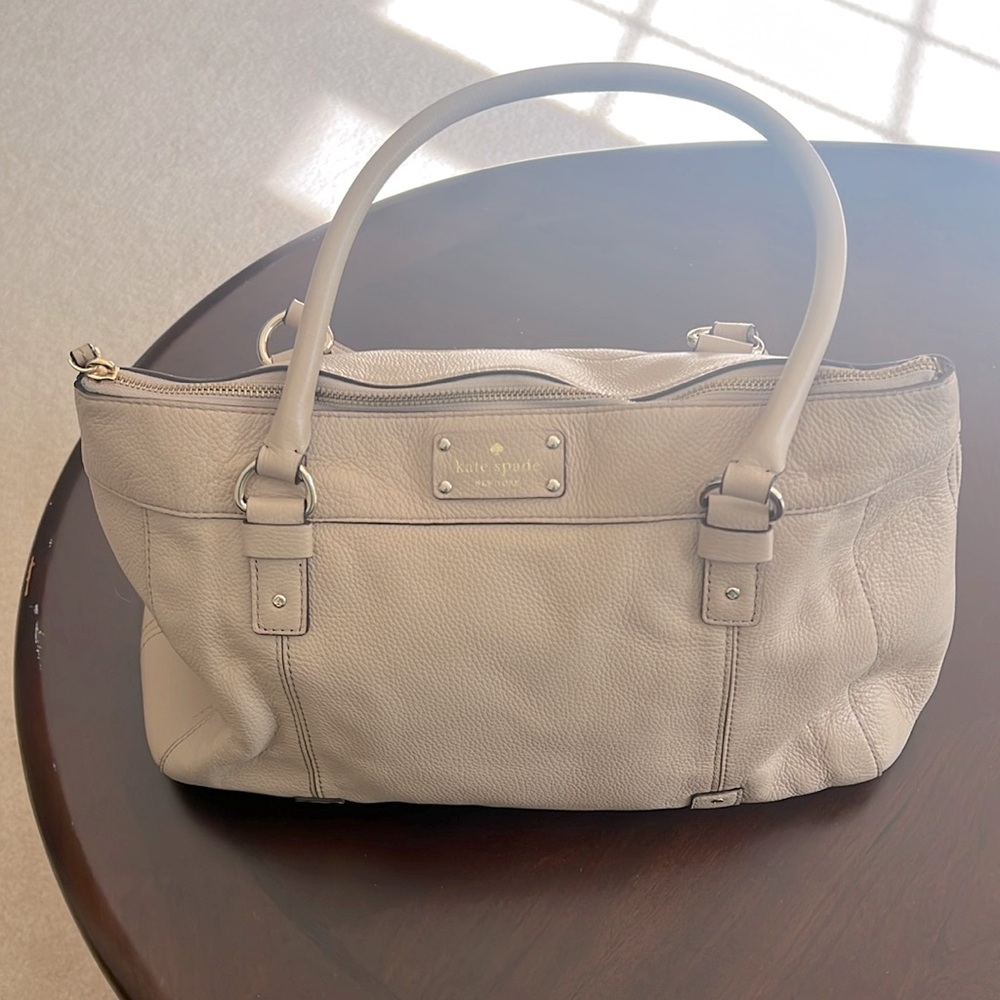 Kate Spade ♠️ Cream Satchel Handbag